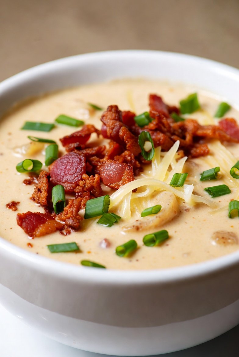 Creamy Loaded Baked Potato Soup step photo