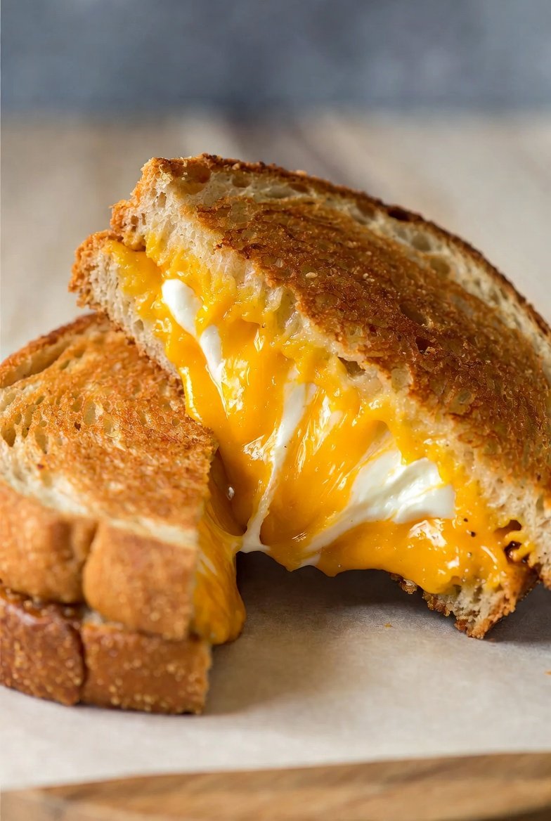 Crispy Fried Mozzarella Grilled Cheese step photo