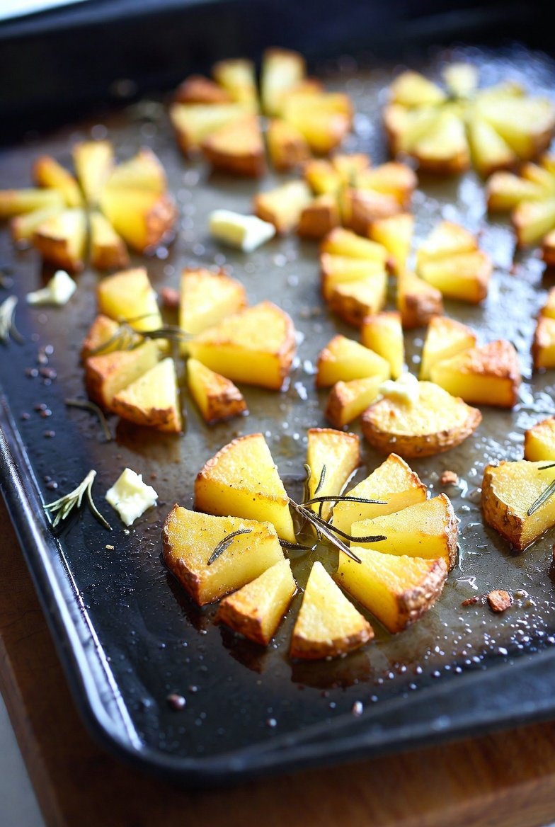 Crispy Smashed Potatoes step photo