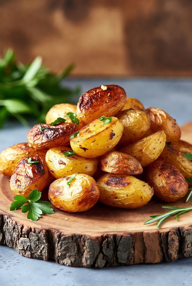 Crispy Garlic Parmesan Roasted Potatoes step photo