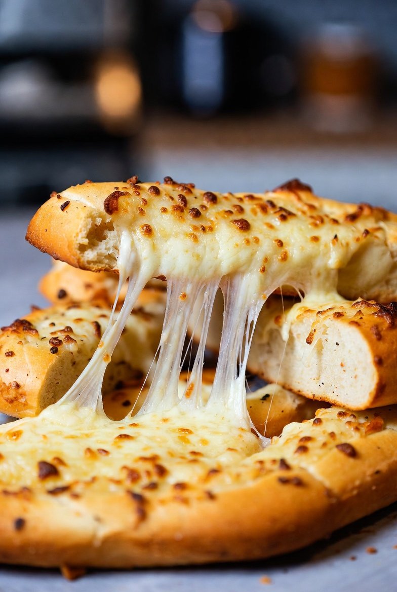 Cheesy Garlic Breadsticks step photo