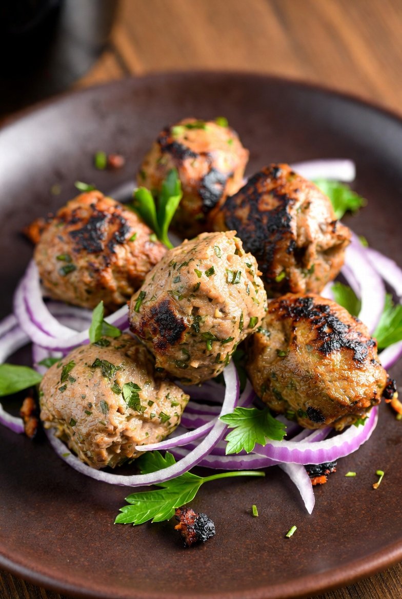 Grilled Lamb Kofta Skewers step photo