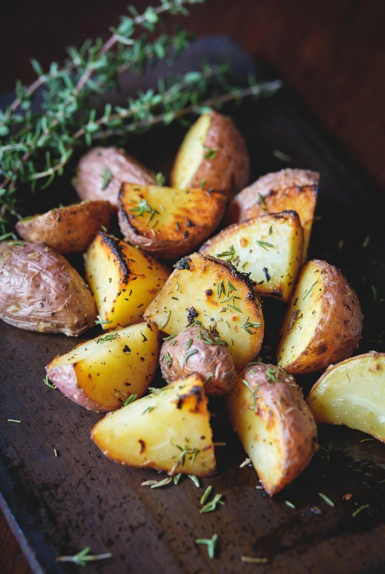Herb Roasted Red Potatoes step photo