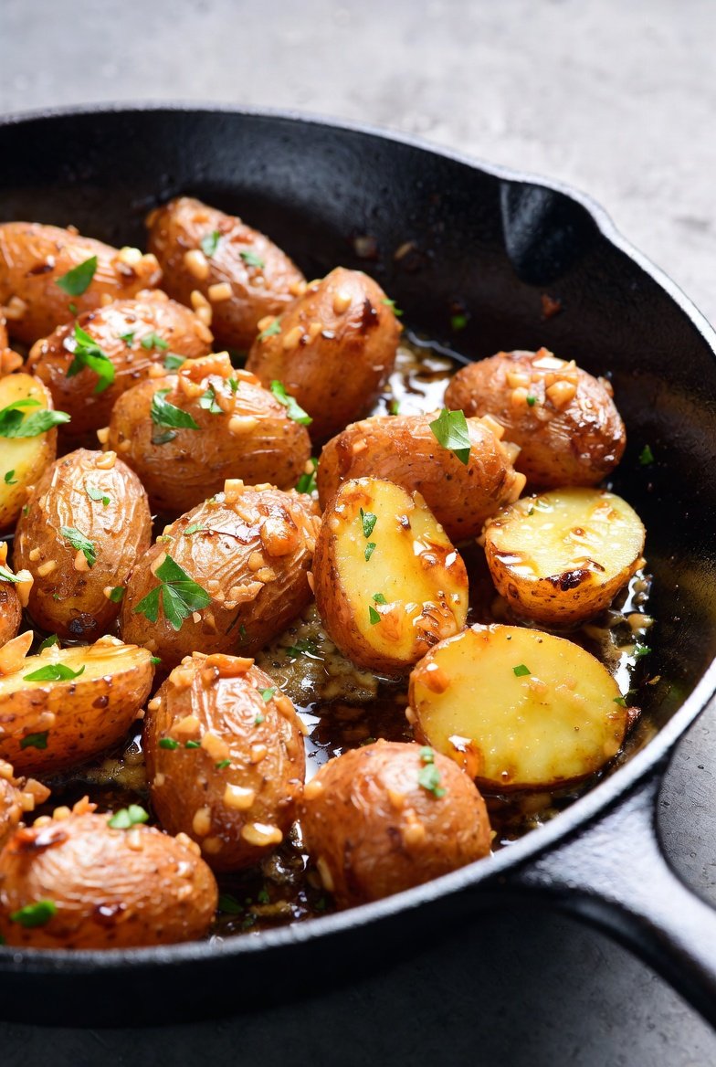 Garlic Butter Baby Potatoes step photo