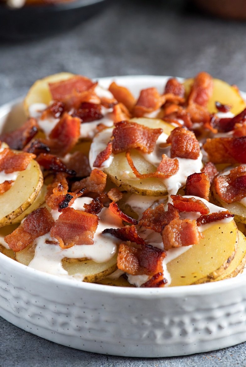 Bacon Ranch Potato Casserole step photo